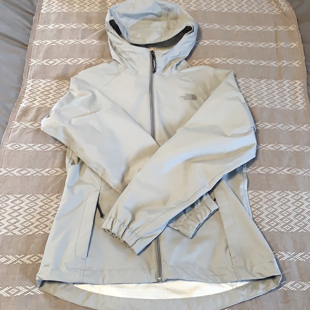Light Grey Rain Jacket by The North Face
